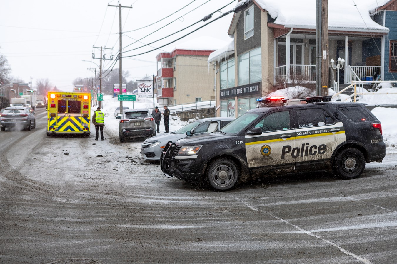 Une collision sur le boulevard Lacroix cause de la congestion