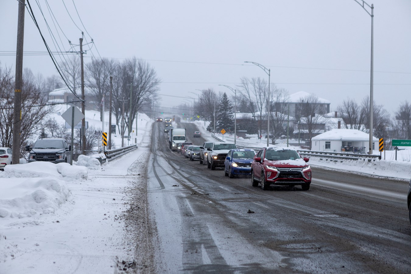 Une collision sur le boulevard Lacroix cause de la congestion