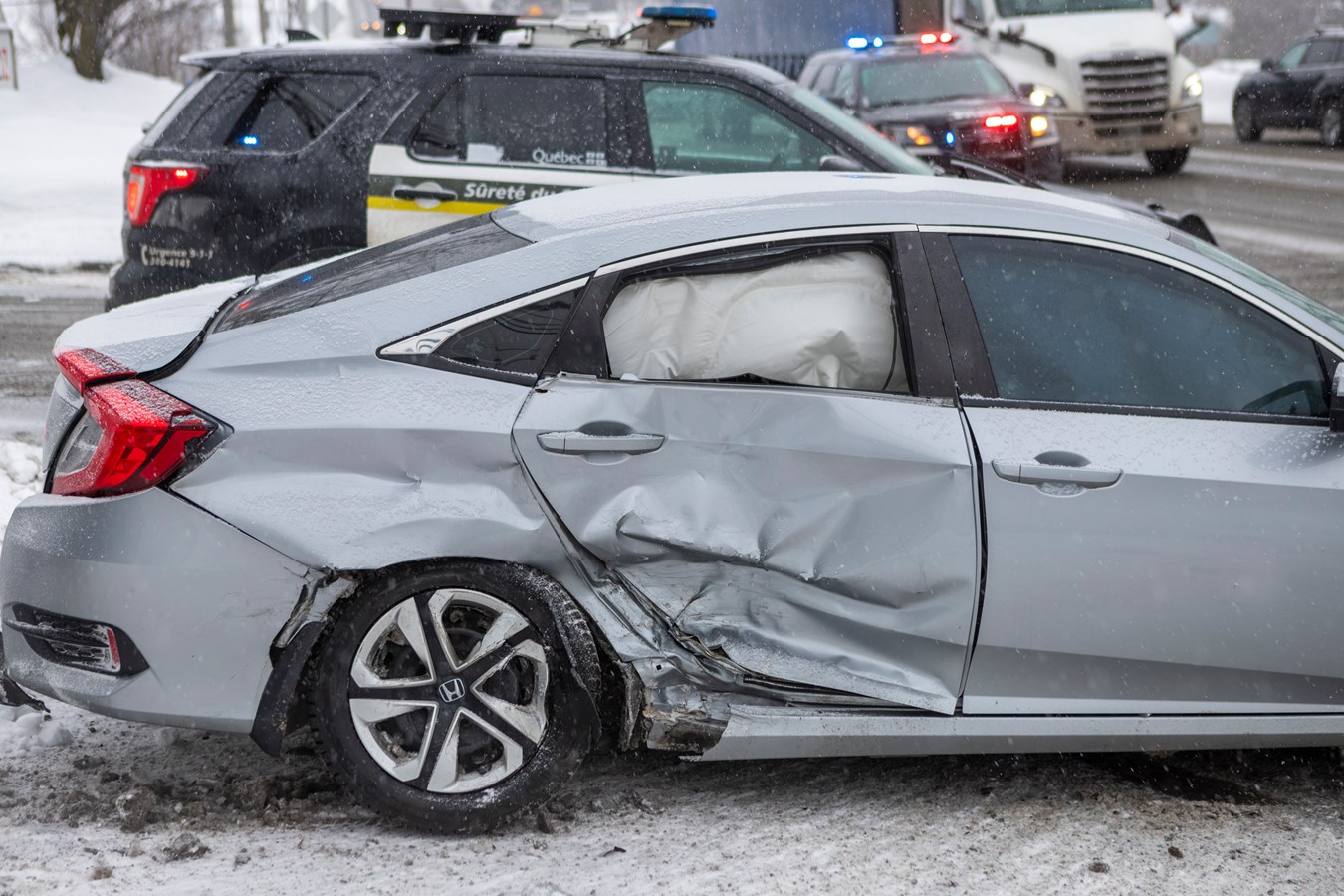 Une collision sur le boulevard Lacroix cause de la congestion