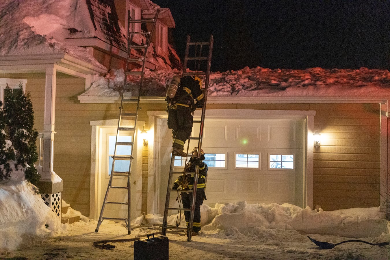 Un feu de cheminée à Beauceville et une collision à Saint-Georges