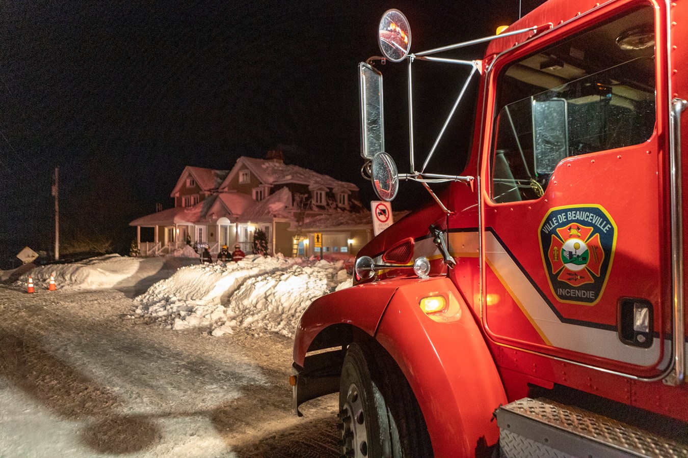 Un feu de cheminée à Beauceville et une collision à Saint-Georges