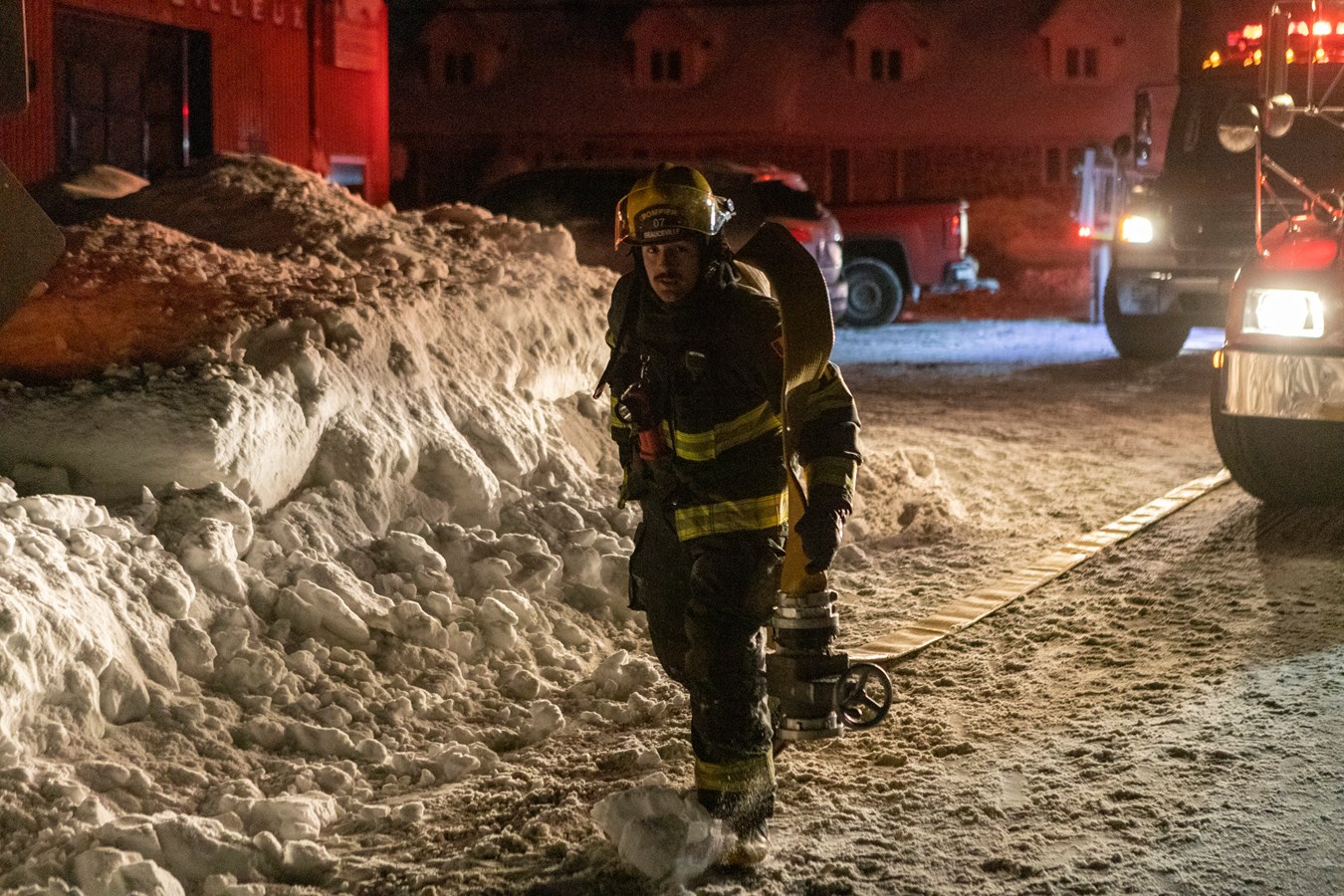 Un feu de cheminée à Beauceville et une collision à Saint-Georges