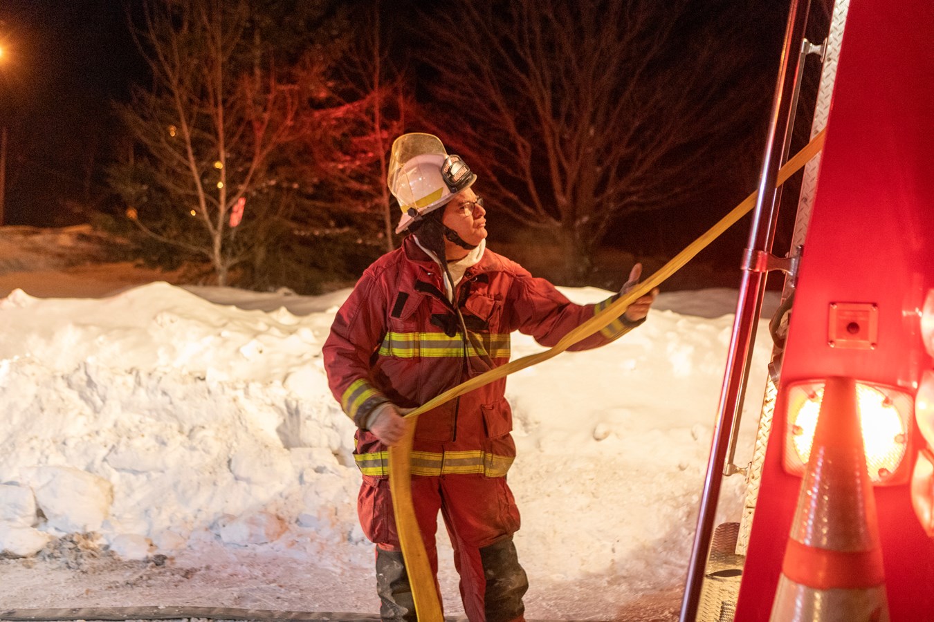 Un feu de cheminée à Beauceville et une collision à Saint-Georges