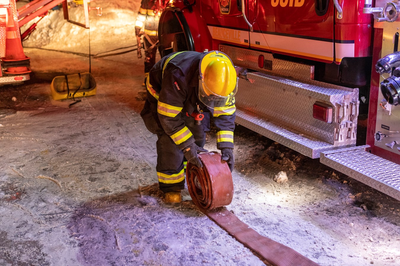 Un feu de cheminée à Beauceville et une collision à Saint-Georges