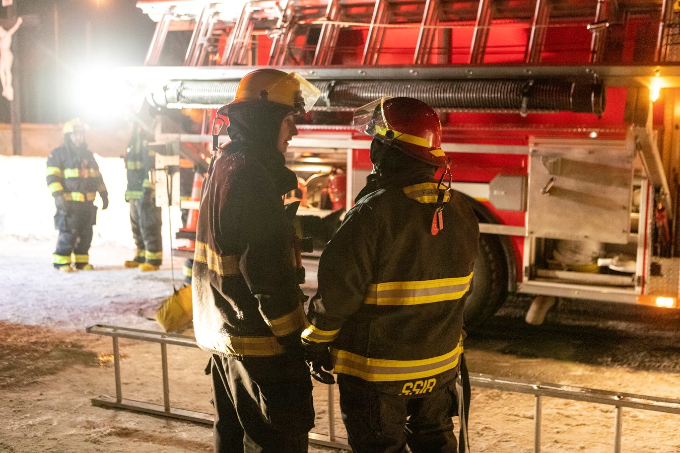 Un feu de cheminée à Beauceville et une collision à Saint-Georges