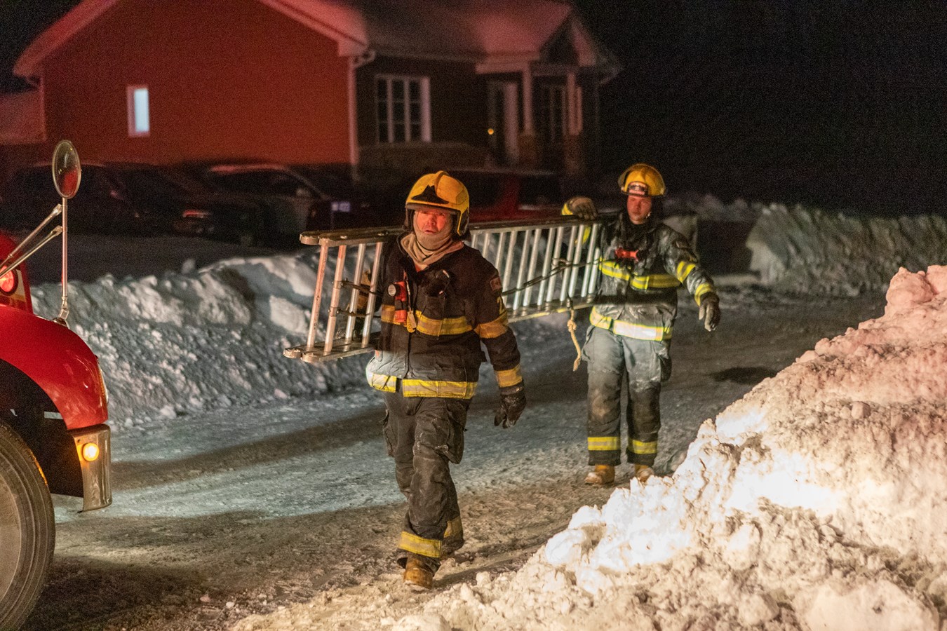 Un feu de cheminée à Beauceville et une collision à Saint-Georges