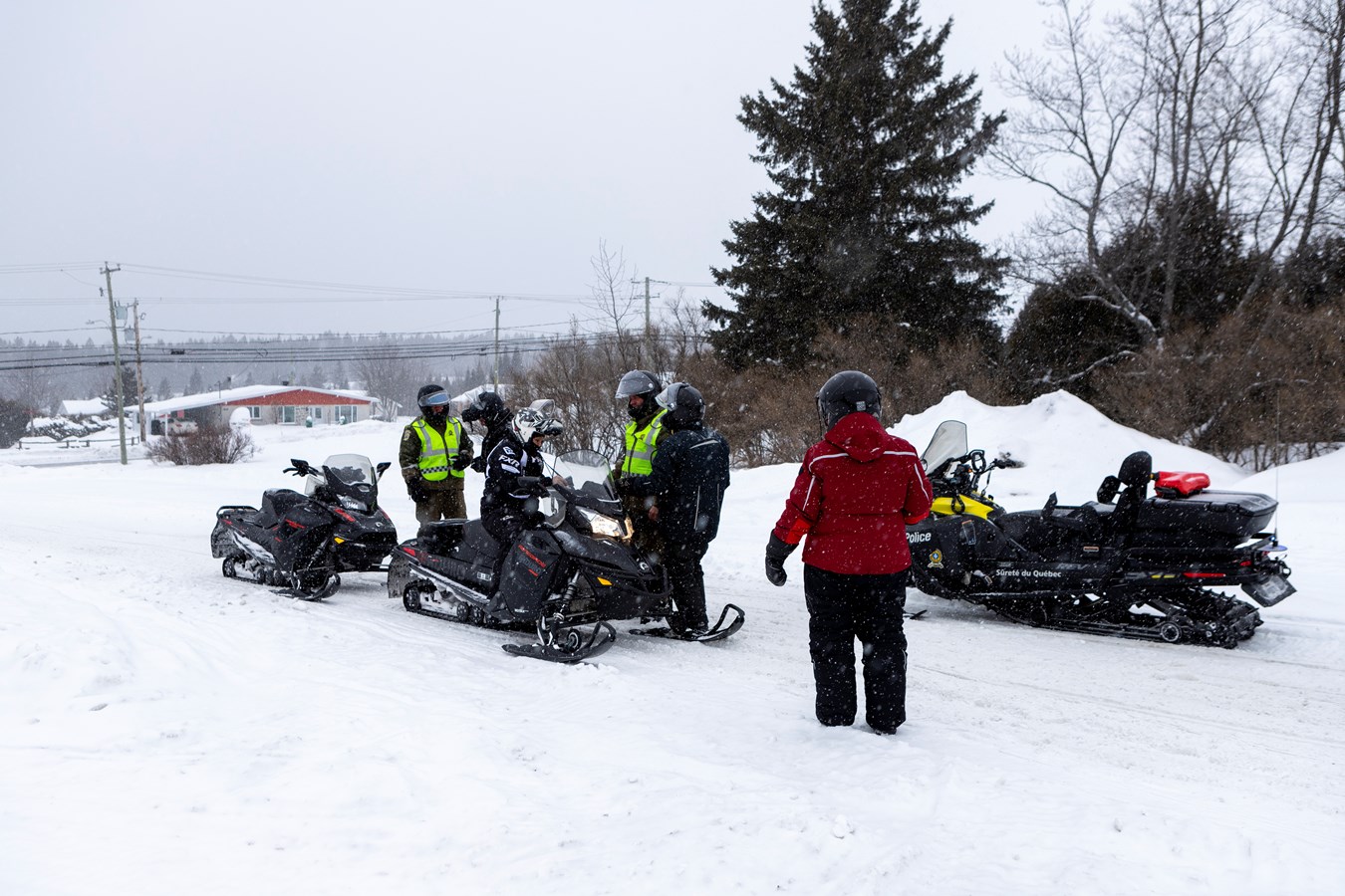 Une fin de semaine de surveillance sur les pistes de motoneige