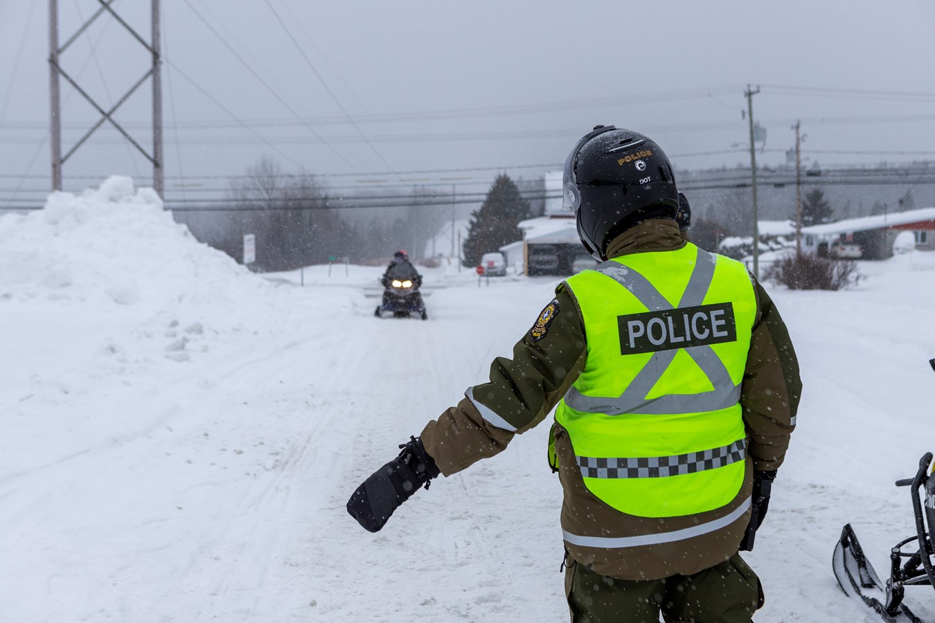 Une fin de semaine de surveillance sur les pistes de motoneige