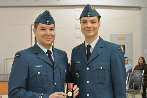 Lieutenant Rémy Boucher, CD, Capitaine Maxime Boucher, Commandant de l’Escadron 890