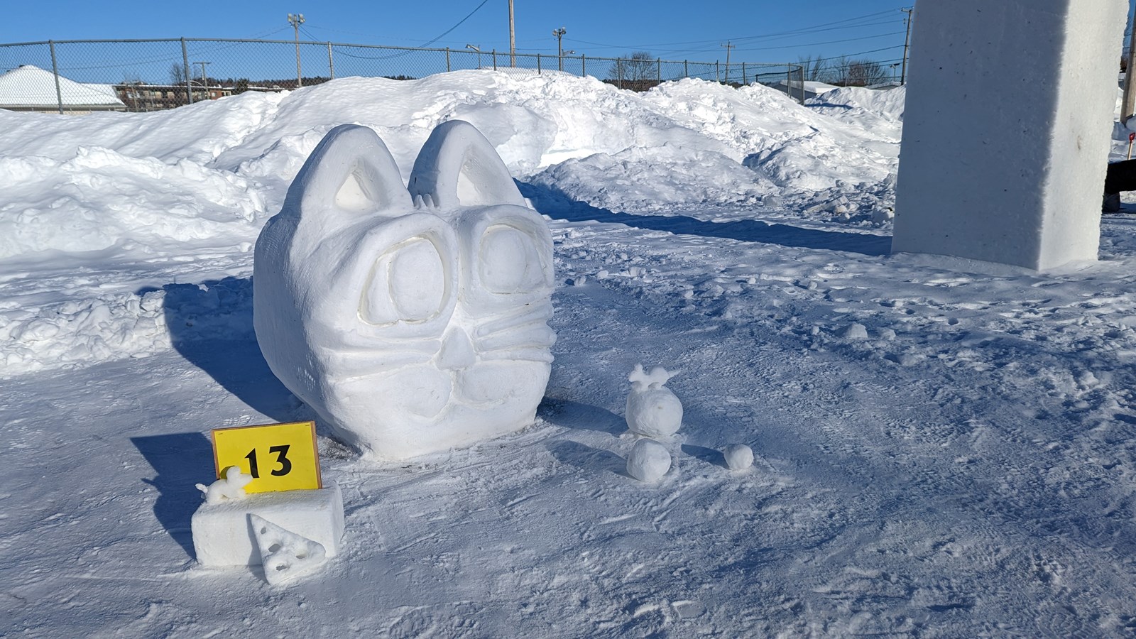 Retour en images sur le concours de sculpture sur neige