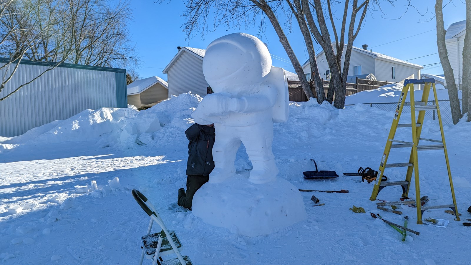 Retour en images sur le concours de sculpture sur neige