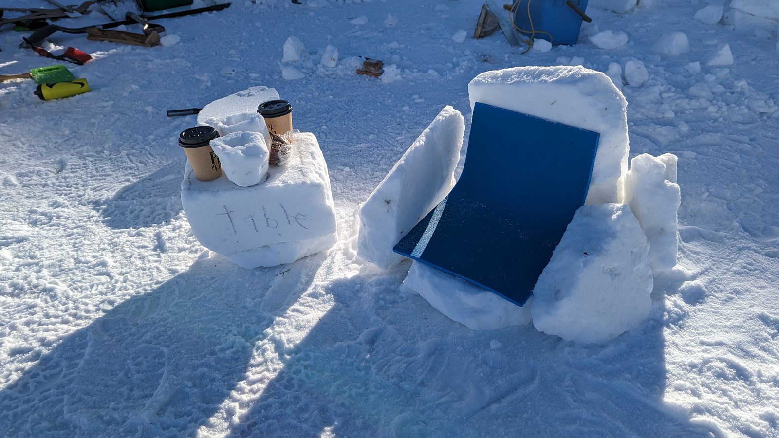 Retour en images sur le concours de sculpture sur neige