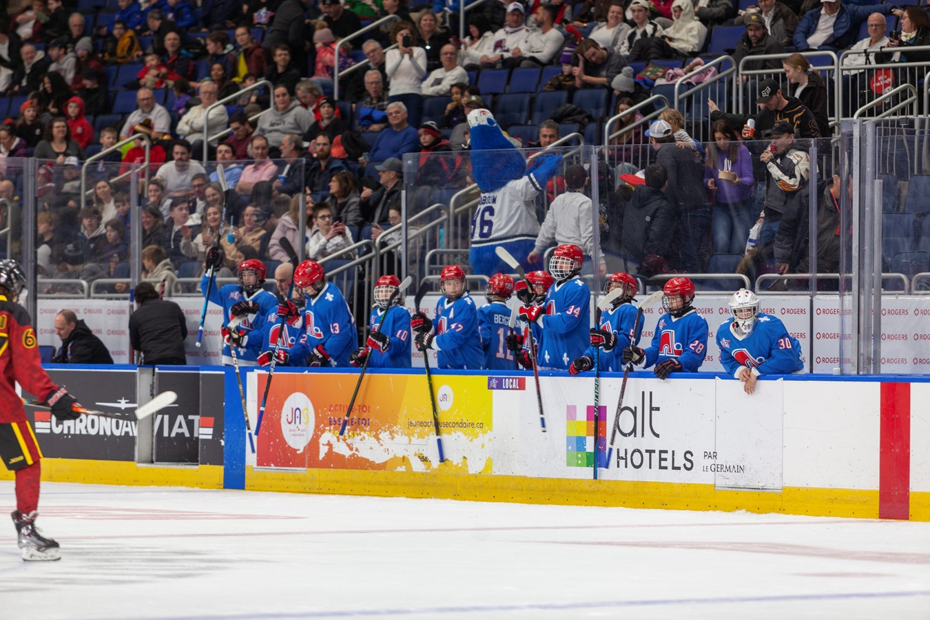Les Petits Nordiques gagnent leur première partie