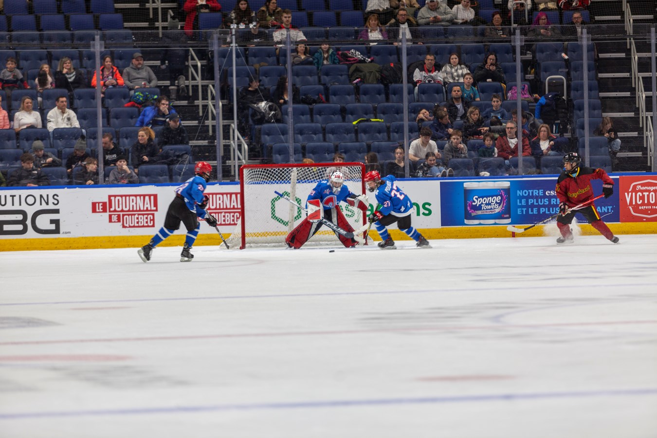 Les Petits Nordiques gagnent leur première partie
