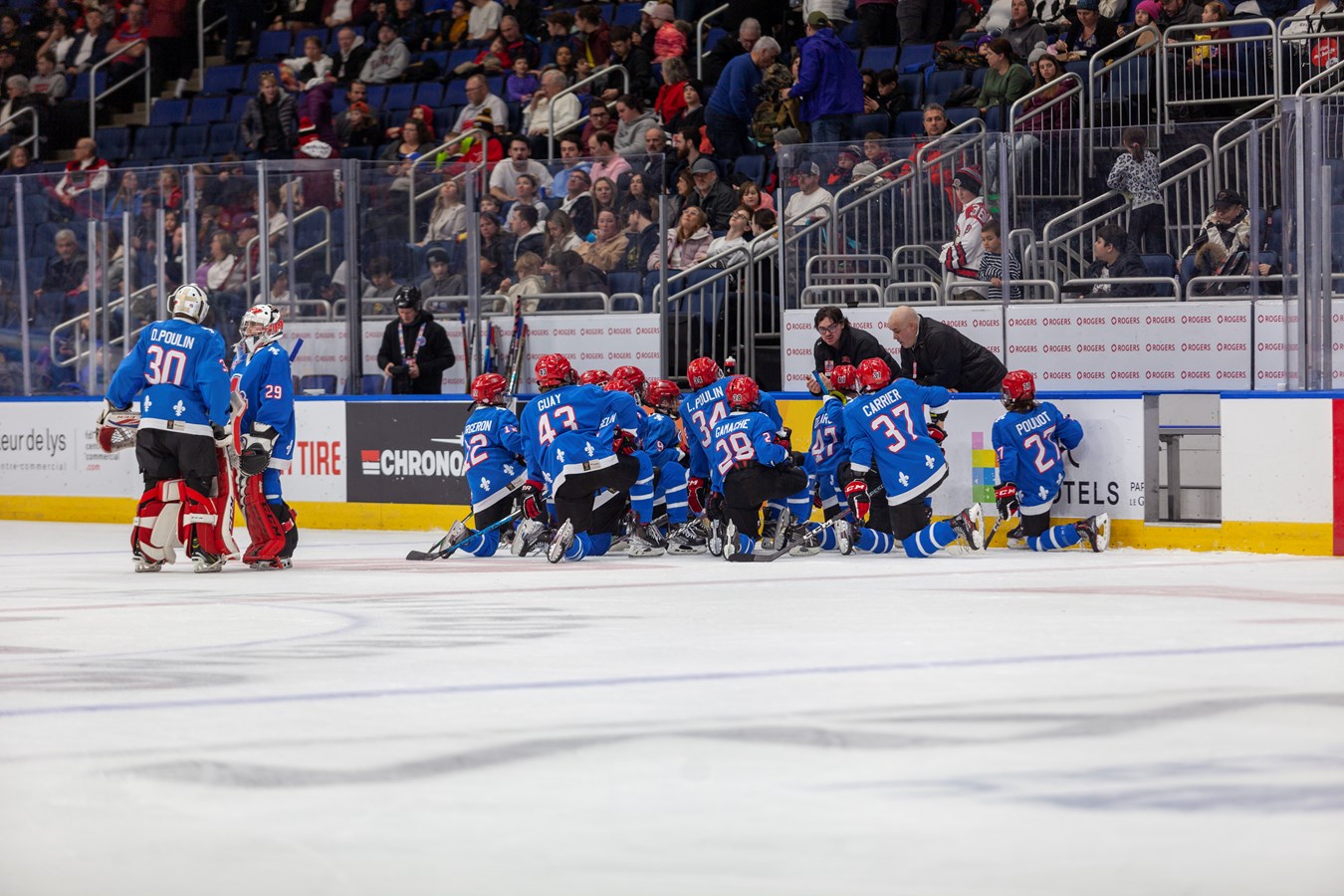 Les Petits Nordiques gagnent leur première partie