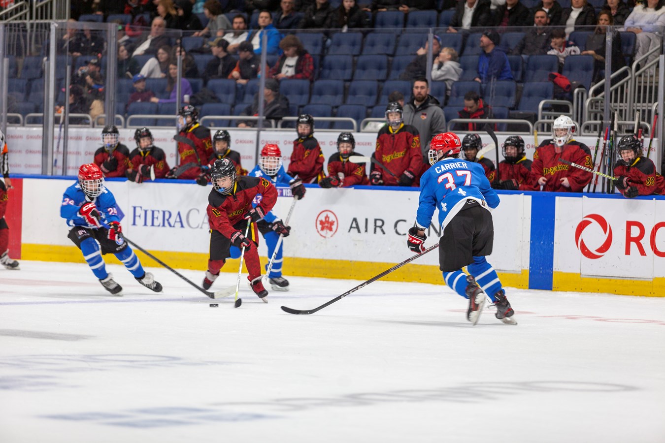 Les Petits Nordiques gagnent leur première partie