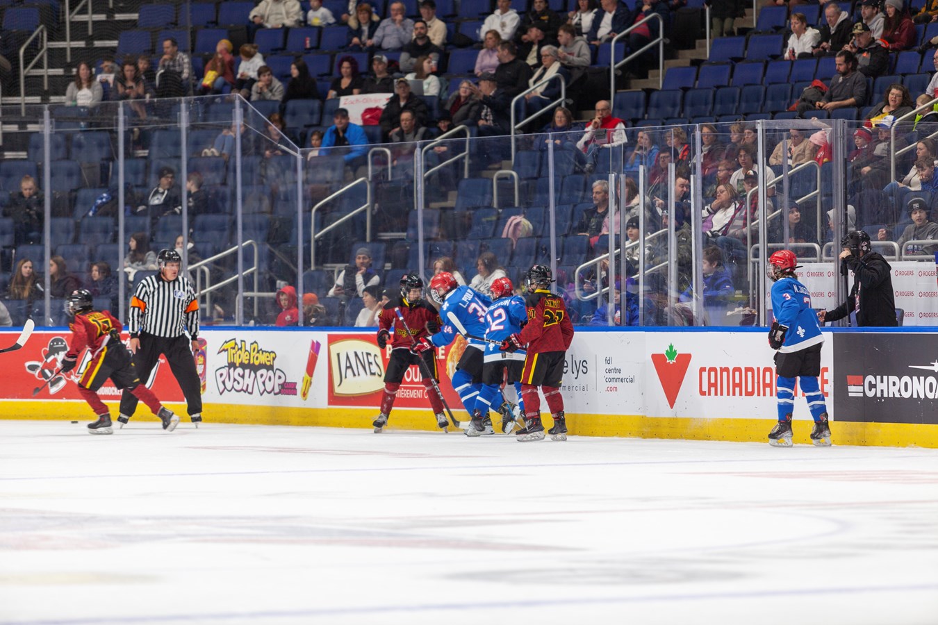 Les Petits Nordiques gagnent leur première partie