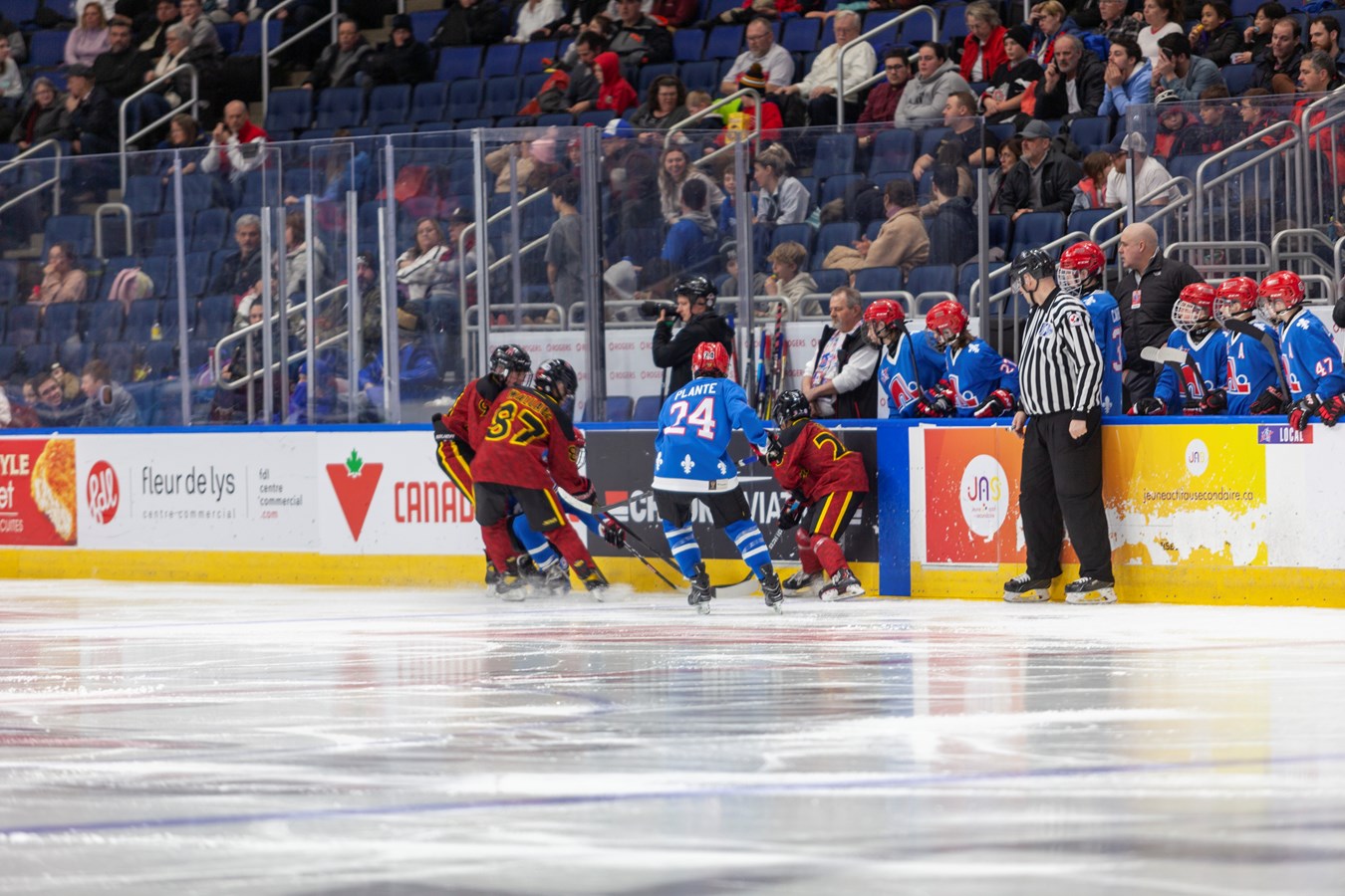 Les Petits Nordiques gagnent leur première partie