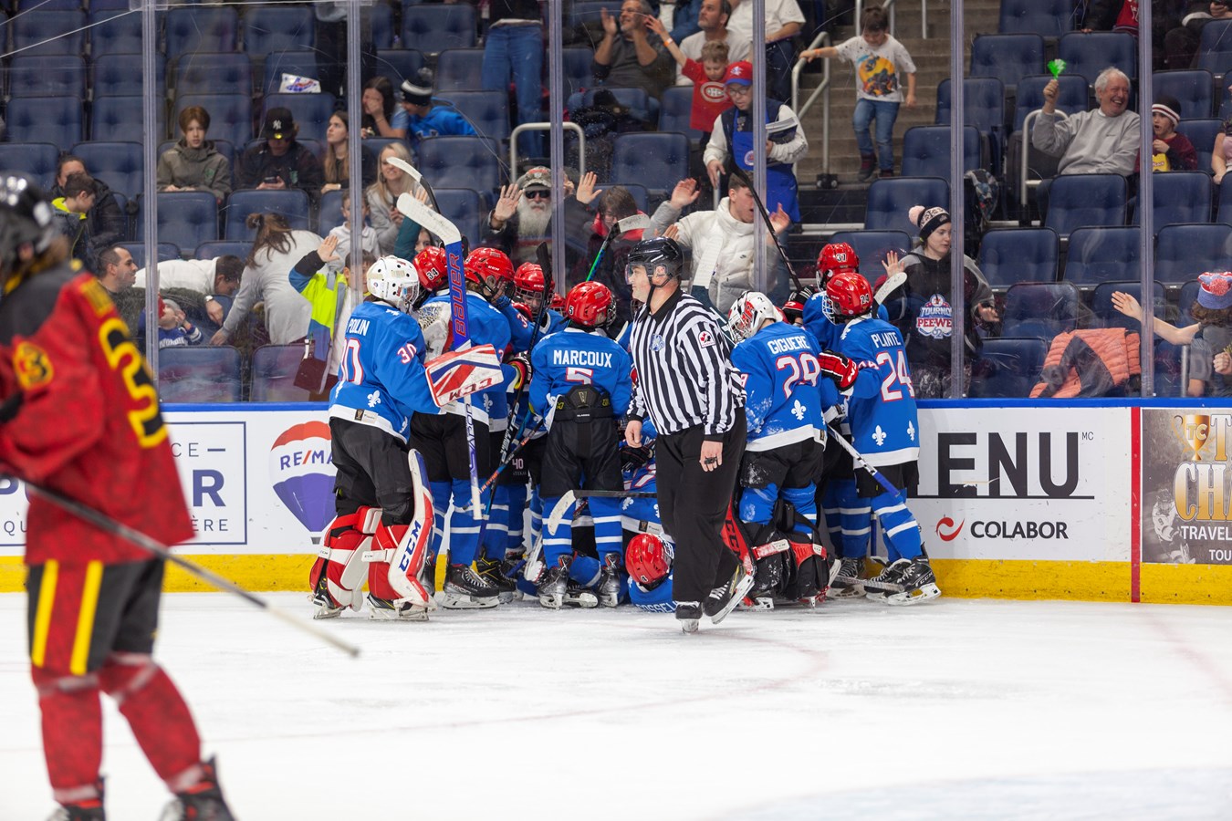 Les Petits Nordiques gagnent leur première partie