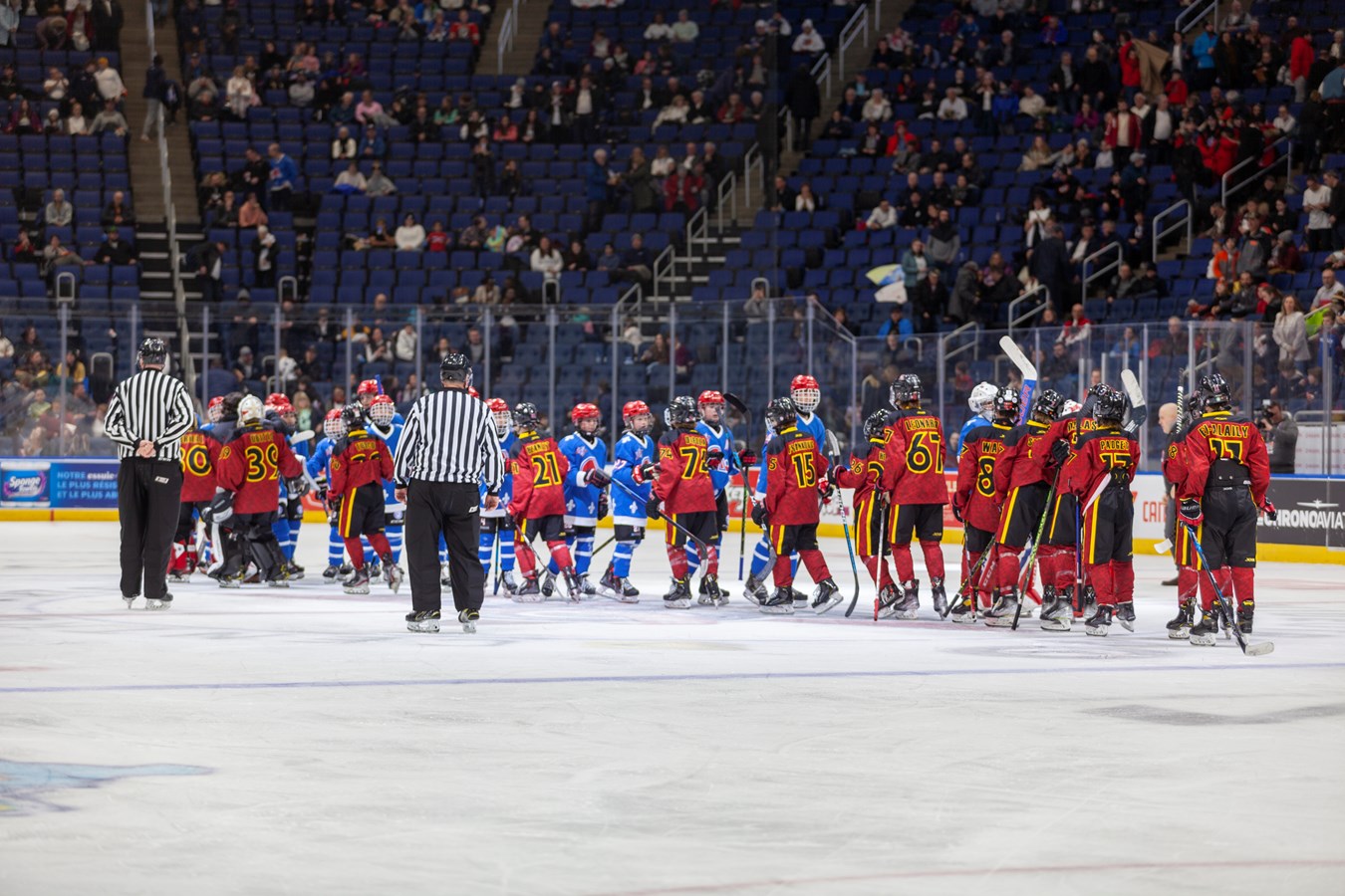 Les Petits Nordiques gagnent leur première partie