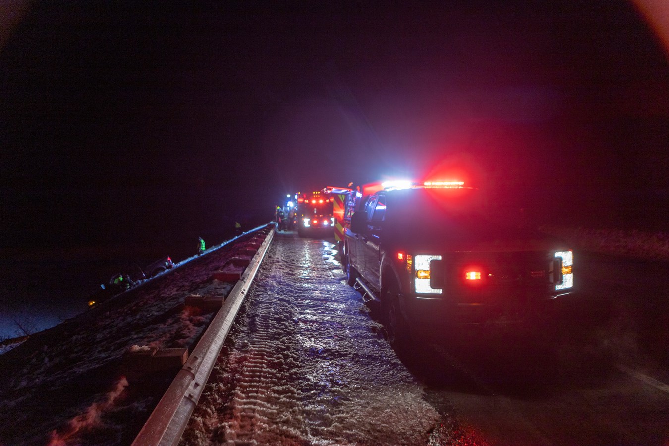 Une sortie de route a eu lieu la nuit dernière sur l'A73 Nord