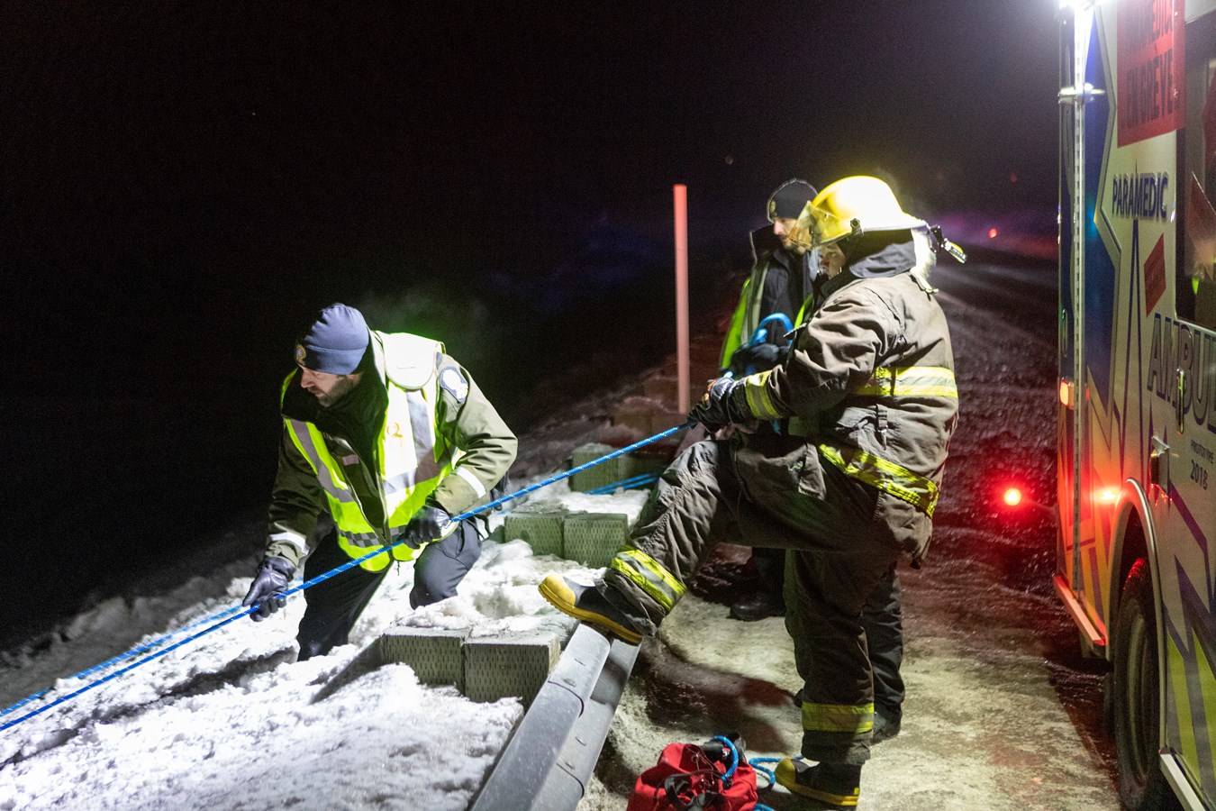 Une sortie de route a eu lieu la nuit dernière sur l'A73 Nord