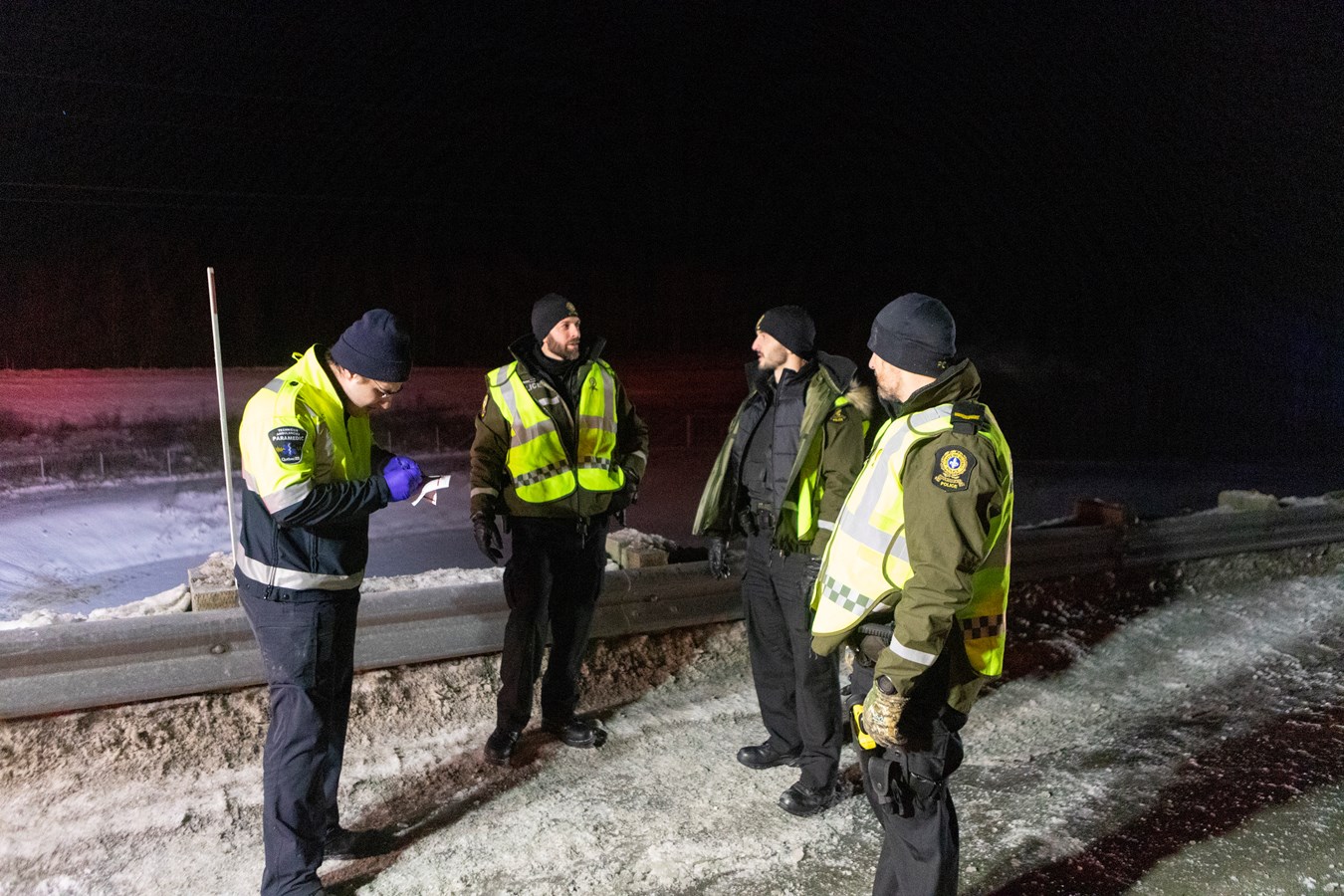 Une sortie de route a eu lieu la nuit dernière sur l'A73 Nord