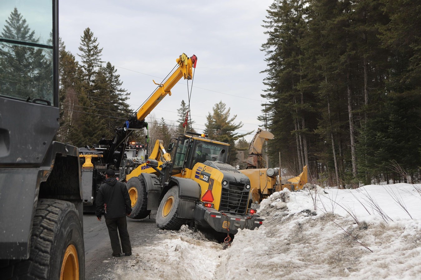 La sortie route d'un véhicule lourd perturbe la circulation sur la route 204