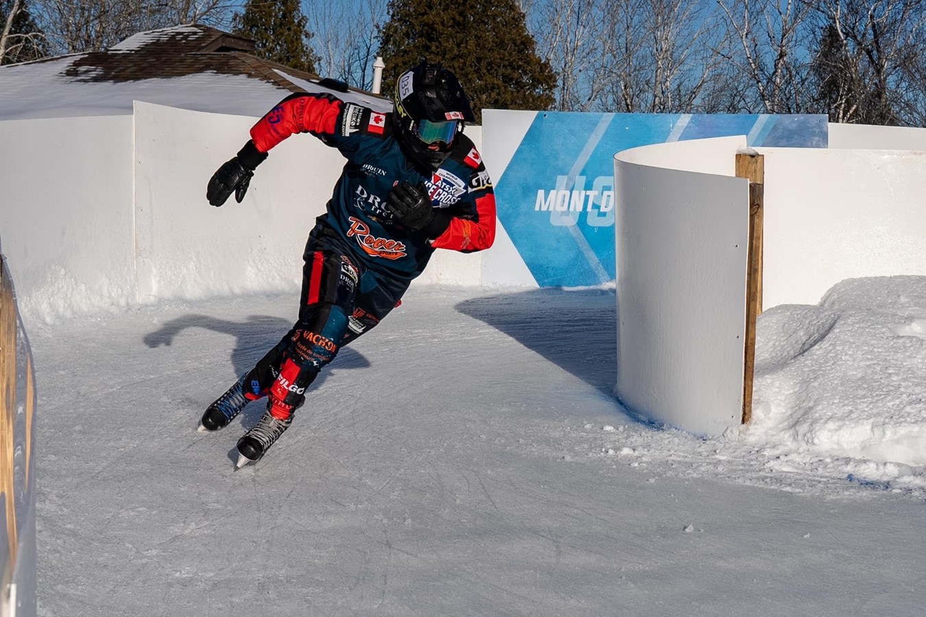Un athlète beauceron double médaillé en Ice Cross Downhill