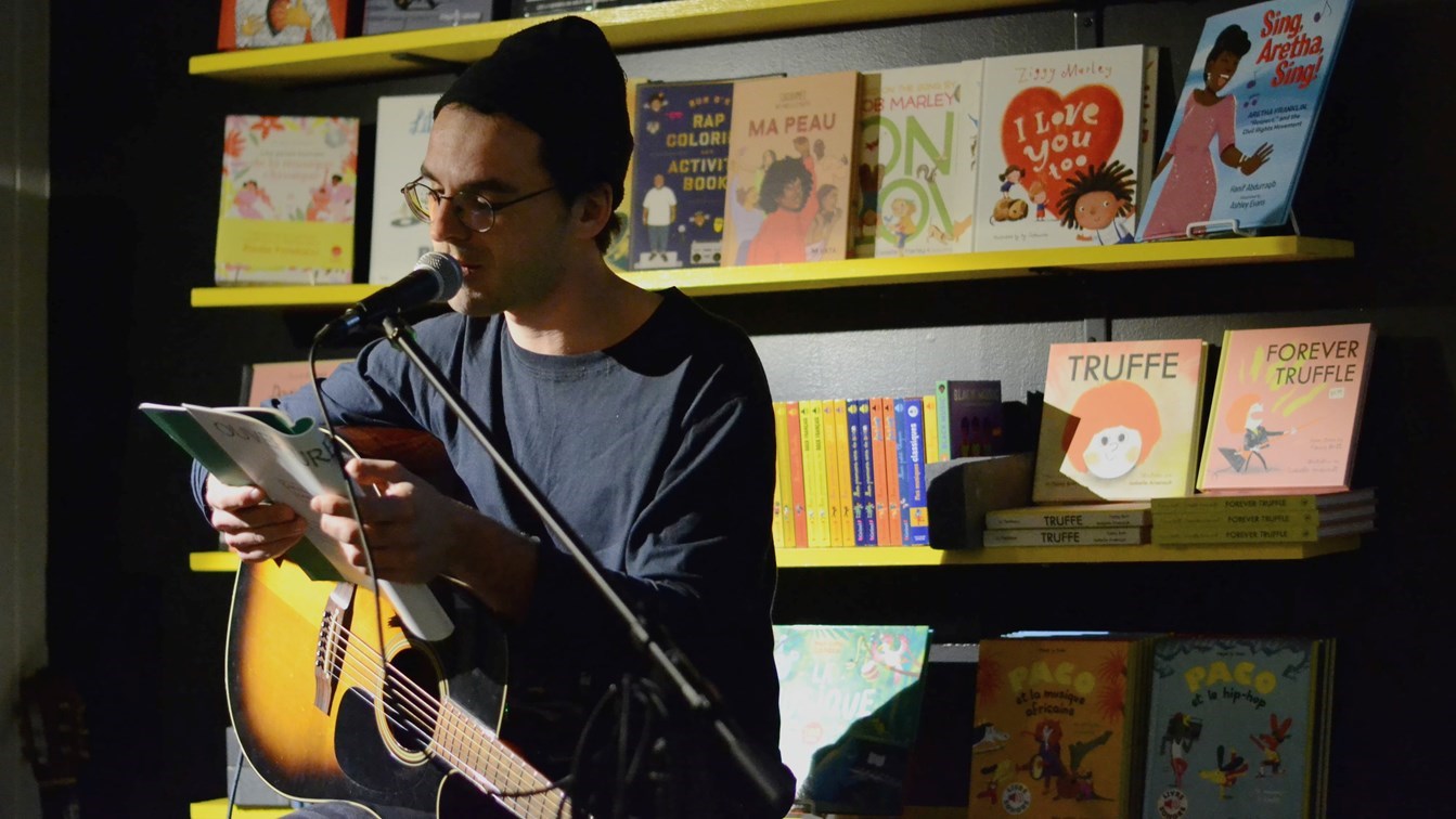 L'auteur-compositeur-interprète Olivier Lessard.
