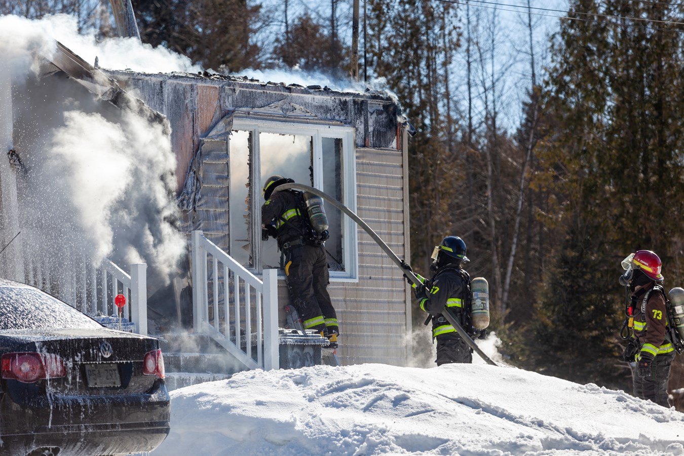 Incendie à Saint-Georges : la maison est une perte totale
