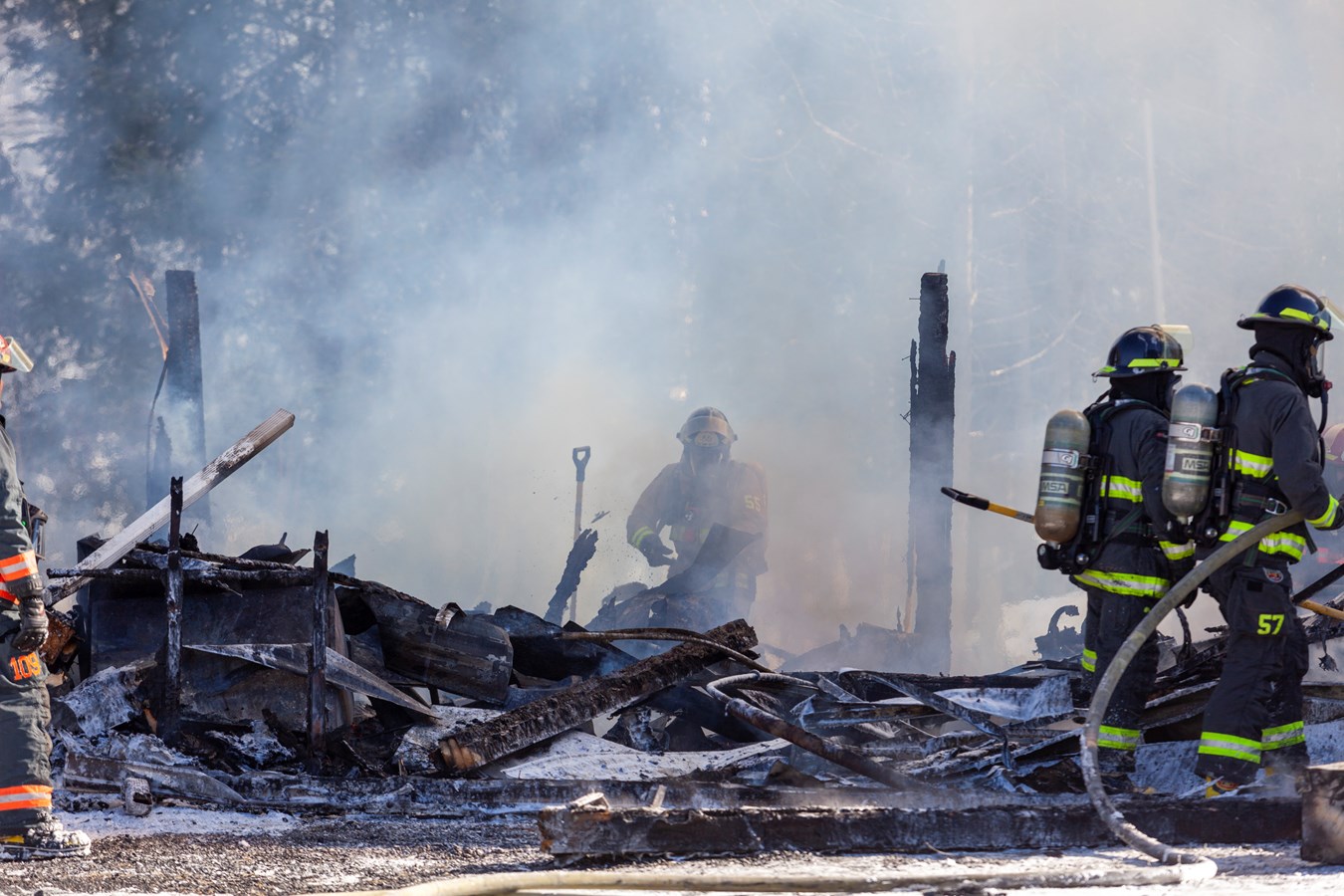 Incendie à Saint-Georges : la maison est une perte totale
