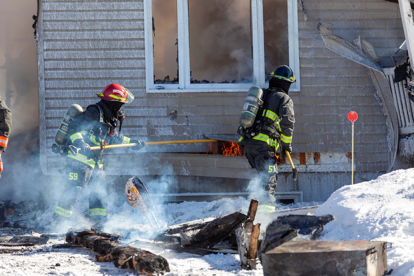 Incendie à Saint-Georges : la maison est une perte totale