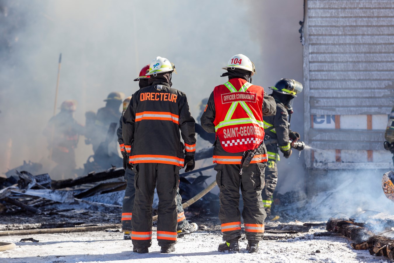 Incendie à Saint-Georges : la maison est une perte totale