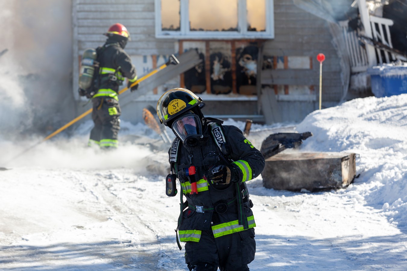 Incendie à Saint-Georges : la maison est une perte totale
