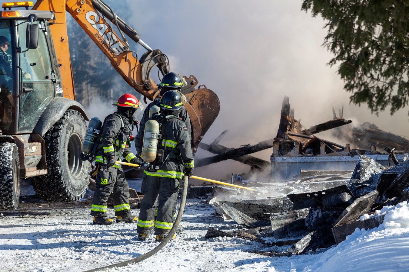 Incendie à Saint-Georges : la maison est une perte totale