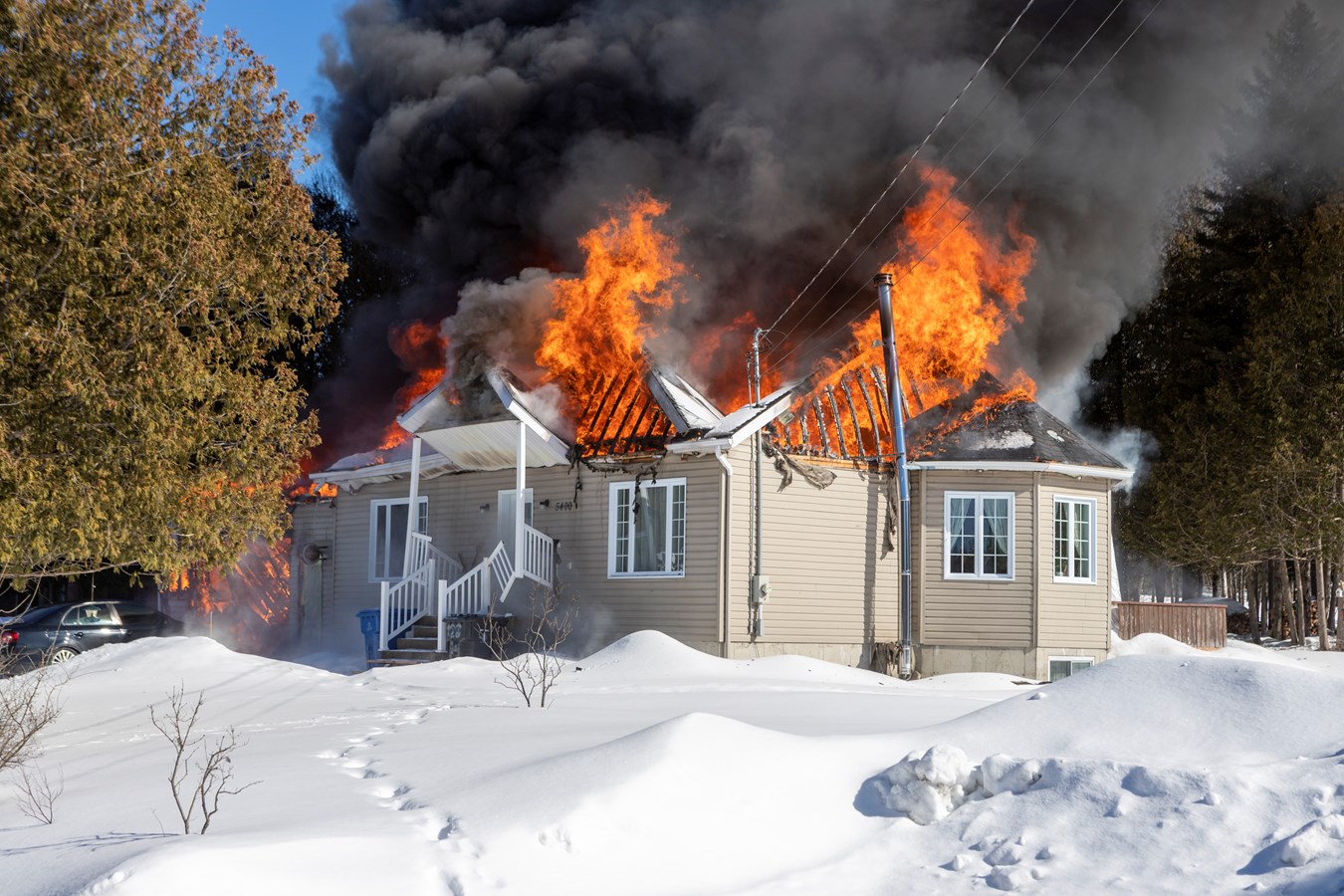 Incendie à Saint-Georges : la maison est une perte totale