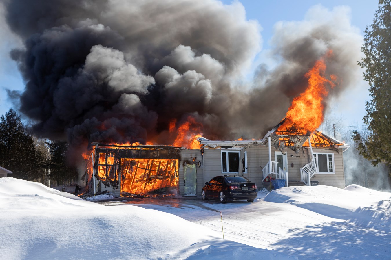 Incendie à Saint-Georges : la maison est une perte totale