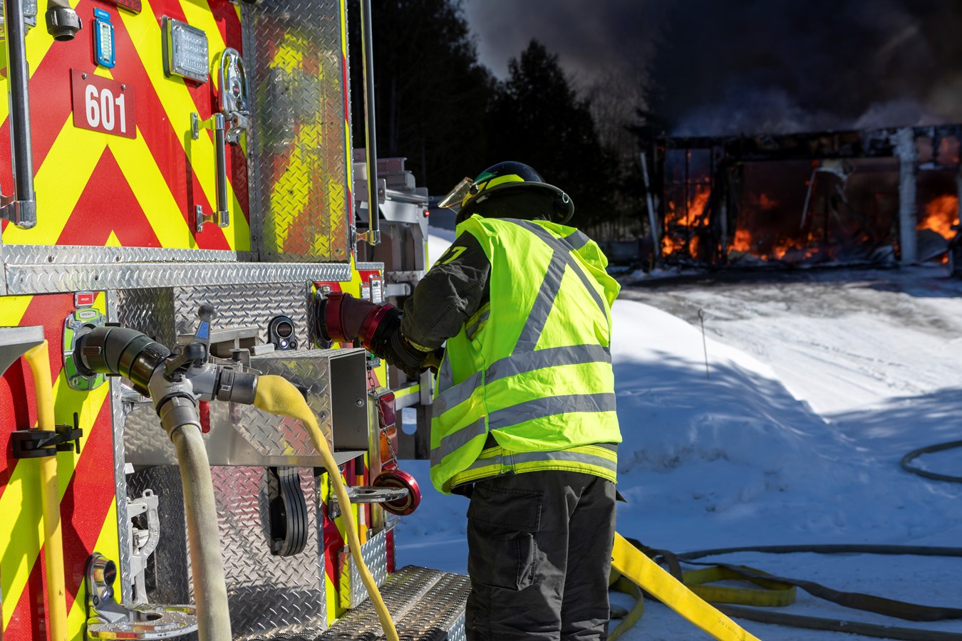 Incendie à Saint-Georges : la maison est une perte totale