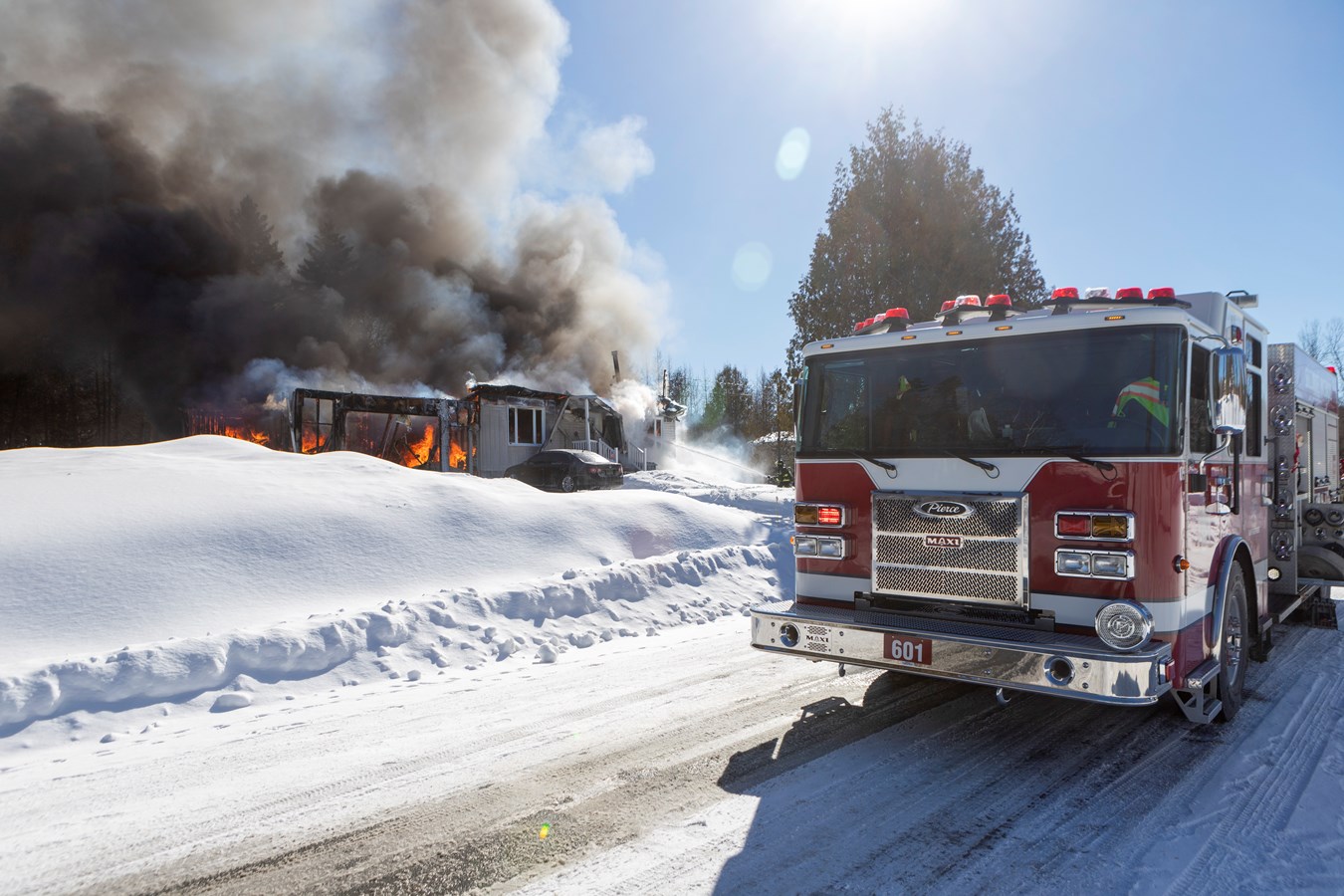 Incendie à Saint-Georges : la maison est une perte totale