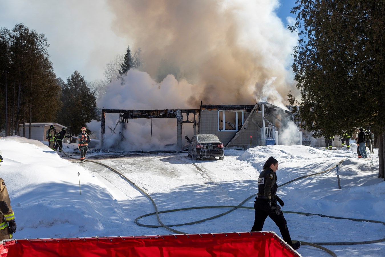 Incendie à Saint-Georges : la maison est une perte totale