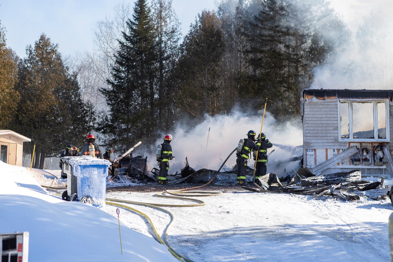 Incendie à Saint-Georges : la maison est une perte totale