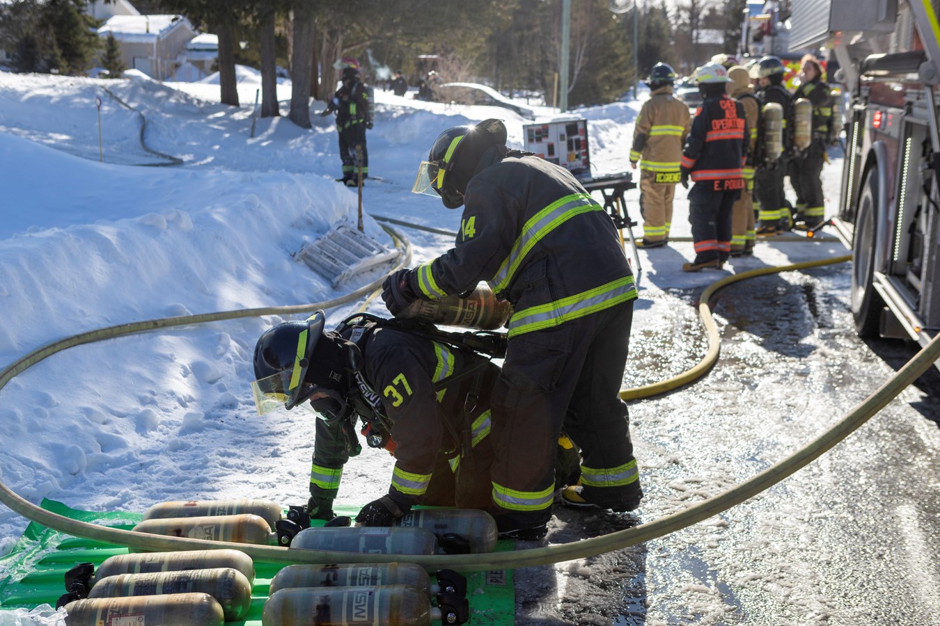Incendie à Saint-Georges : la maison est une perte totale