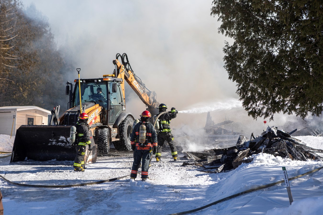 Incendie à Saint-Georges : la maison est une perte totale