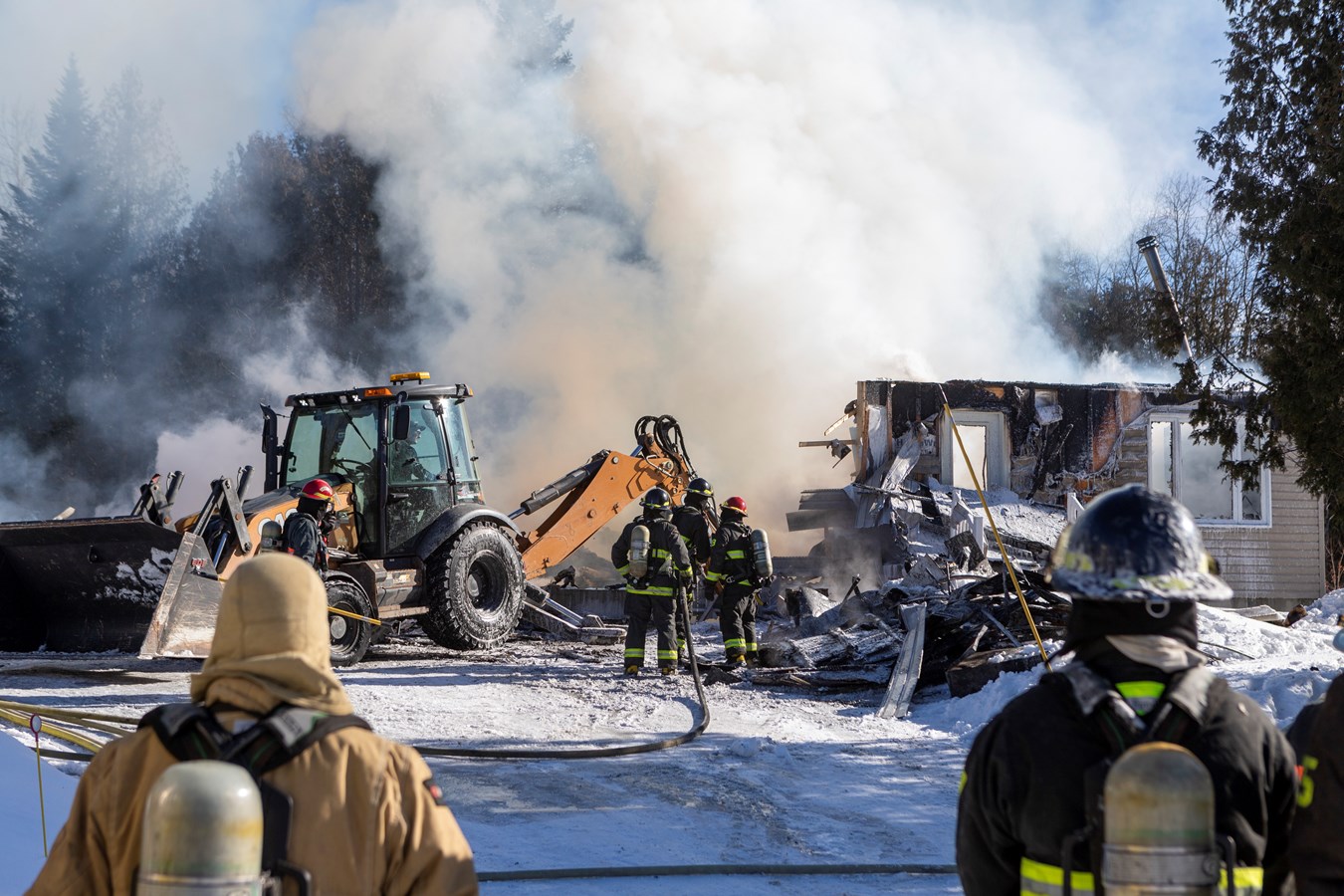 Incendie à Saint-Georges : la maison est une perte totale