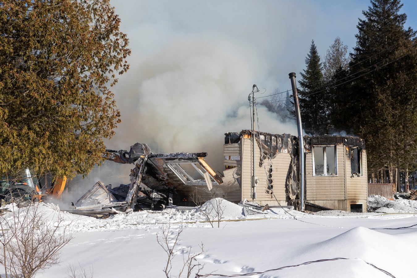 Incendie à Saint-Georges : la maison est une perte totale