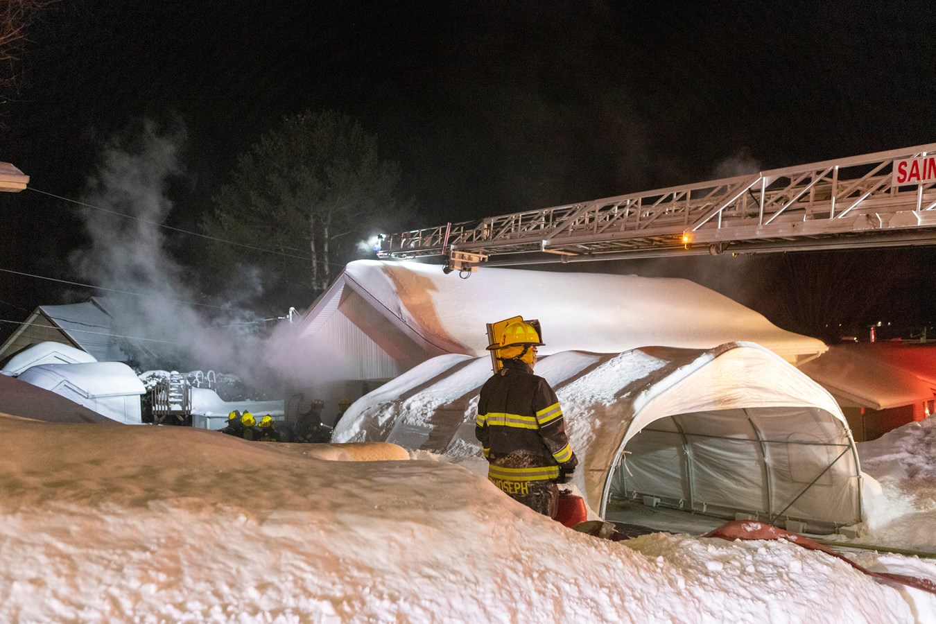 Une maison à Saint-Joseph a subi un incendie vendredi soir
