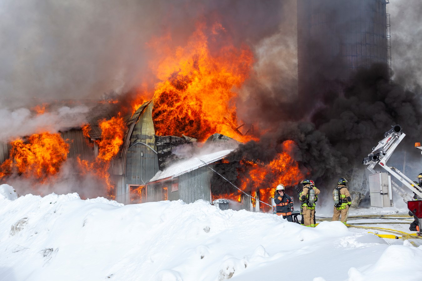 Incendie agricole Saint-Georges : 70 bêtes ont péri