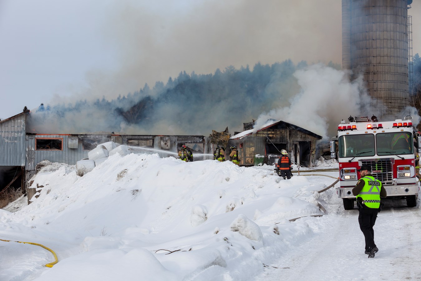 Incendie agricole Saint-Georges : 70 bêtes ont péri