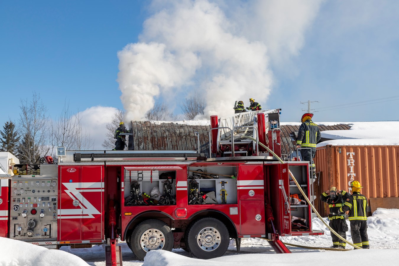 Un incendie dans une industrie de Saint-Joseph-de-Beauce